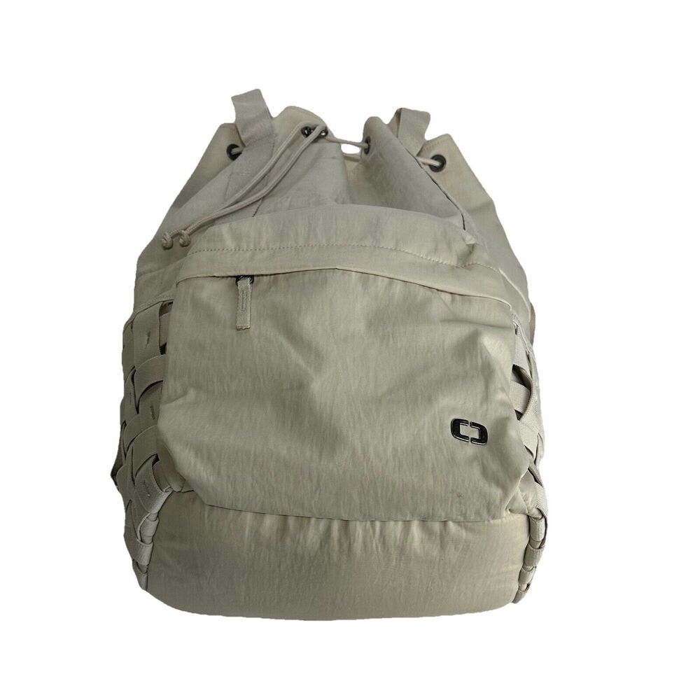 OGIO Cream Drawstring Duffel Backpack - Picture 3 of 13